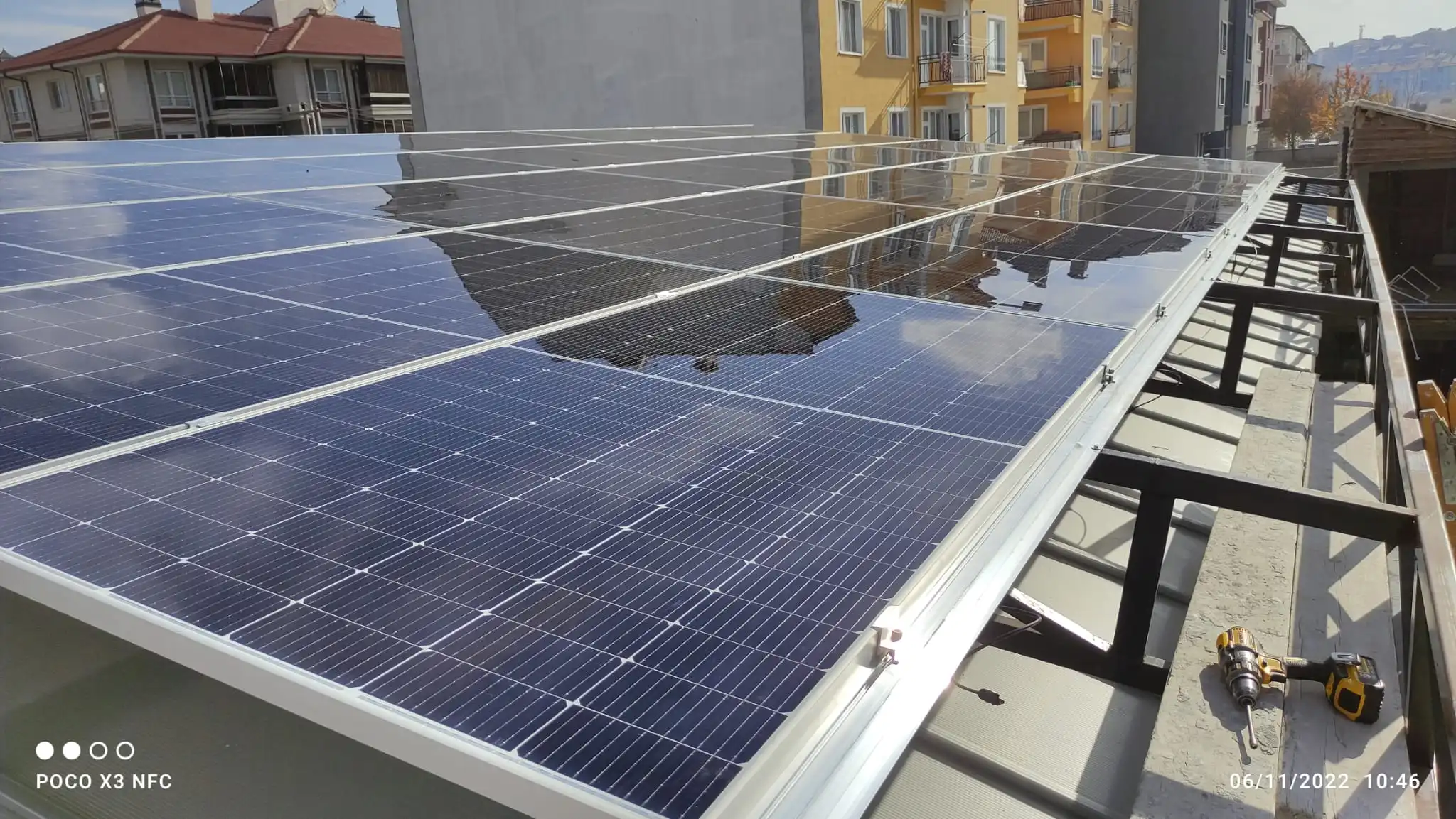 Pv Solar Enerji Kütahya 19.2 kWp Çatı Üzeri Güneş Enerjisi Kurulumu