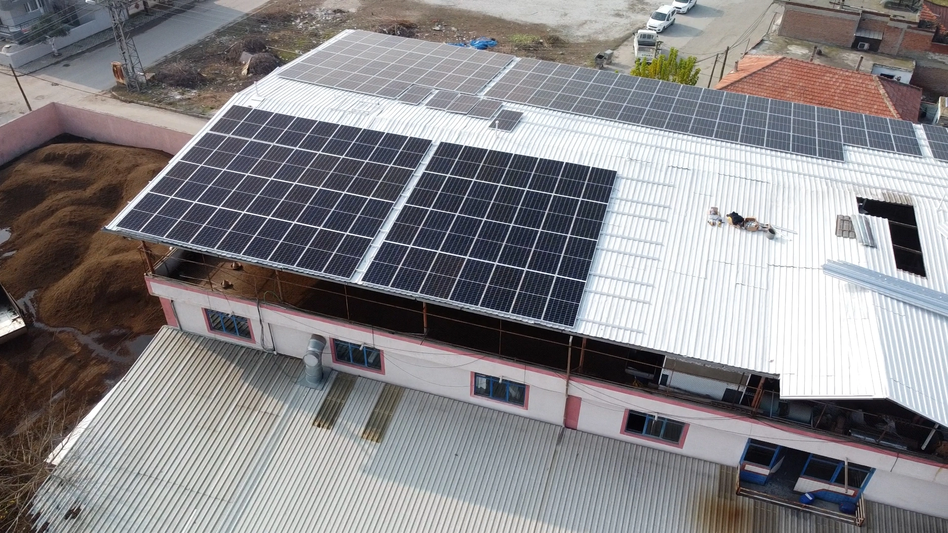 Pv Solar Enerji Manisa 120 kWp Çatı Üzeri Güneş Enerjisi Kurulumu